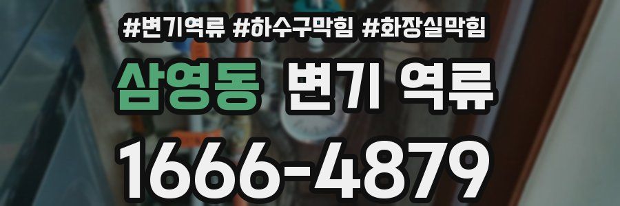 삼영동 변기 역류