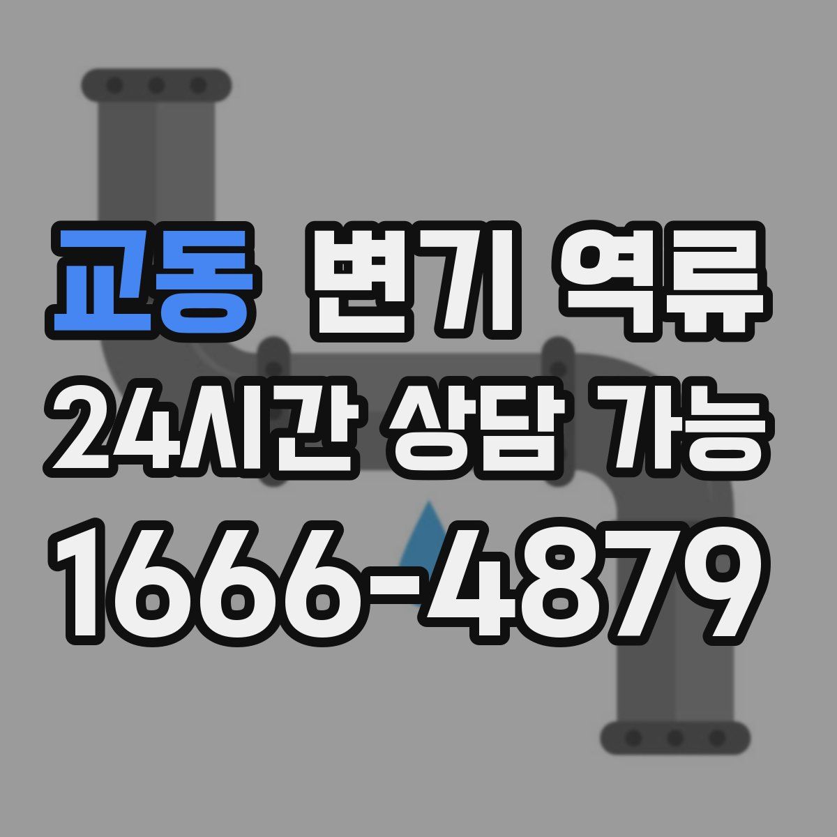 교동 변기 역류
