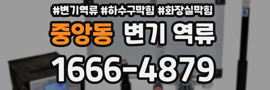 중앙동 변기 역류