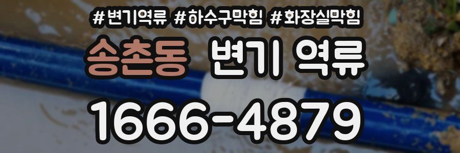 송촌동 변기 역류