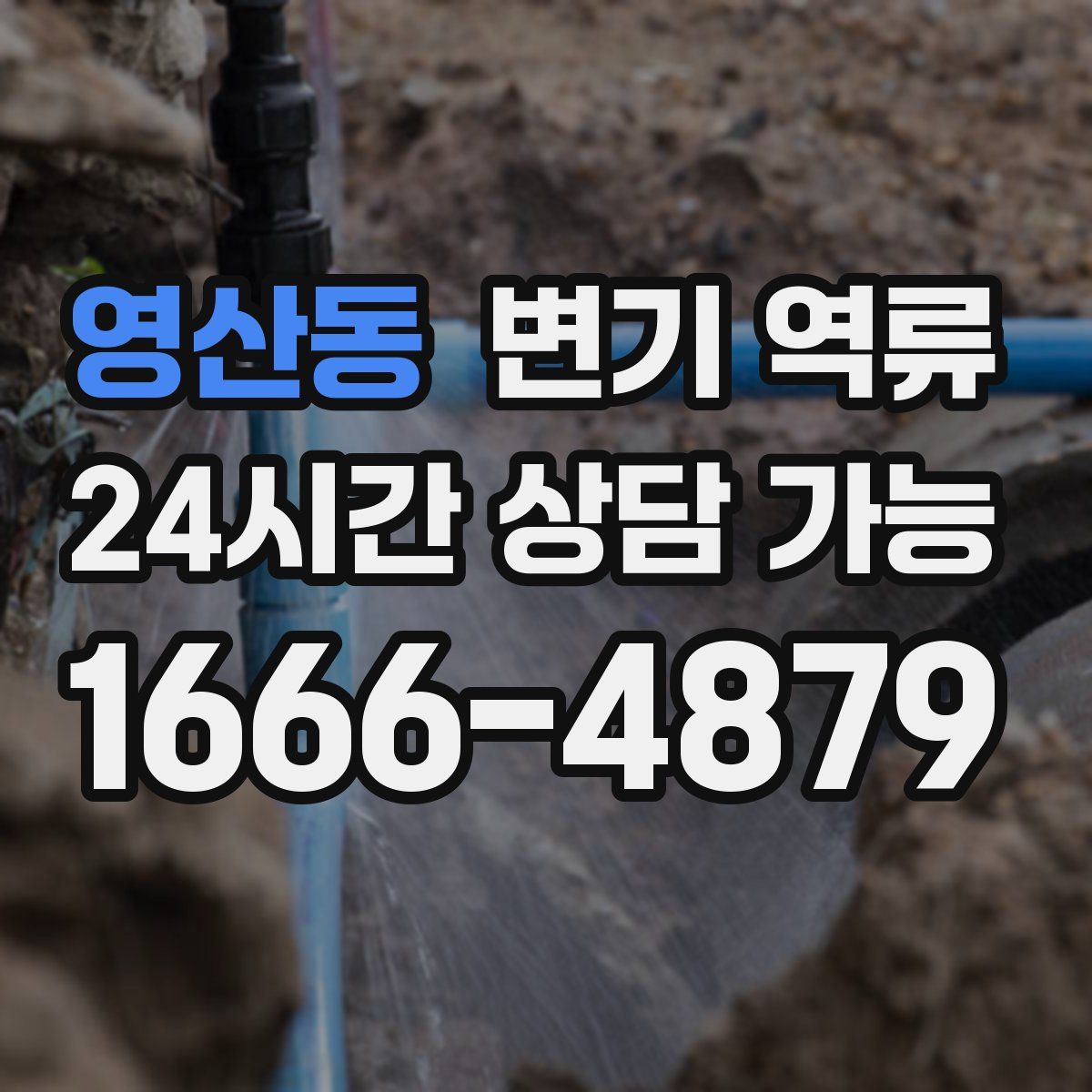 영산동 변기 역류