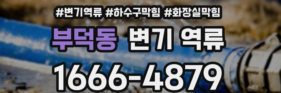 부덕동 변기 역류