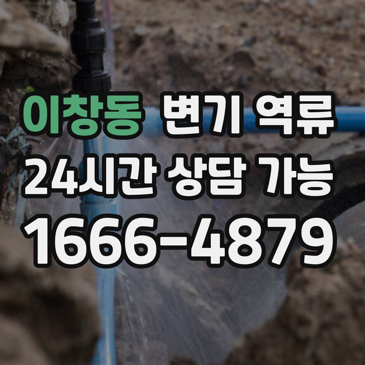 이창동 변기 역류