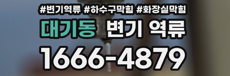 대기동 변기 역류