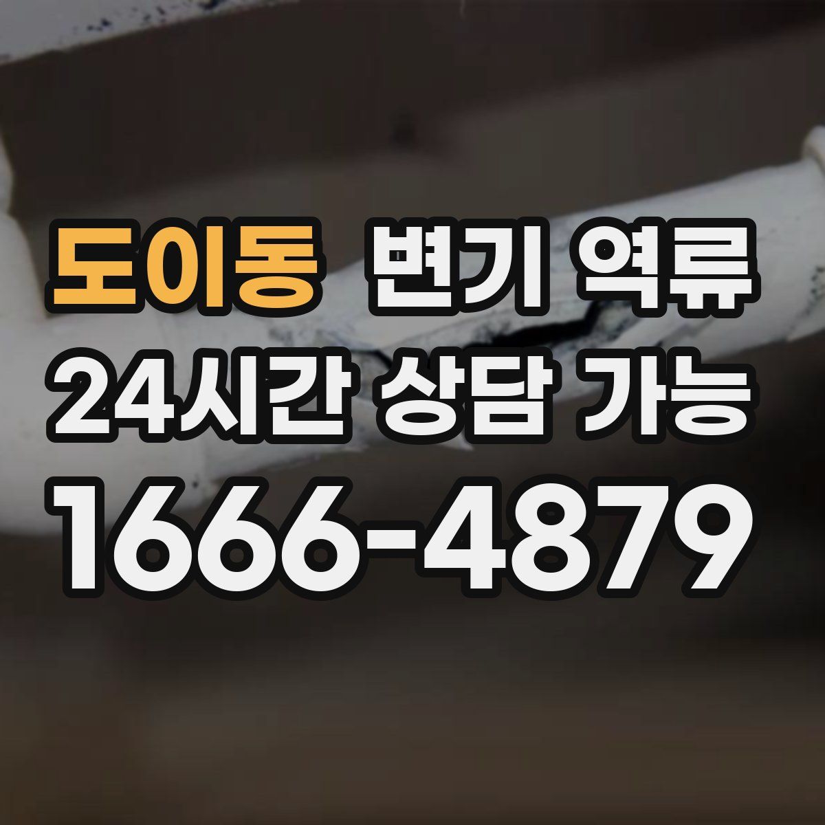 도이동 변기 역류