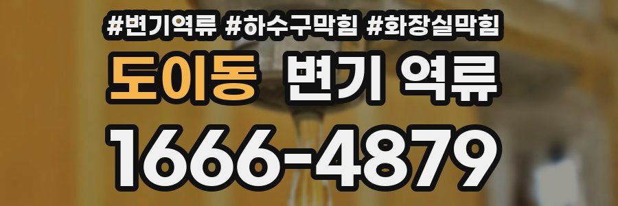 도이동 변기 역류