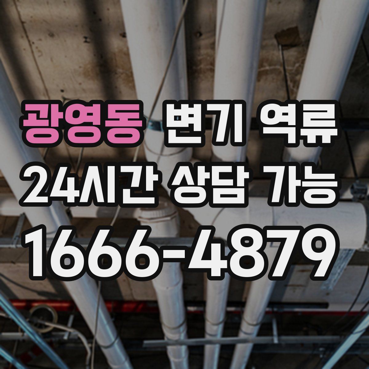 광영동 변기 역류