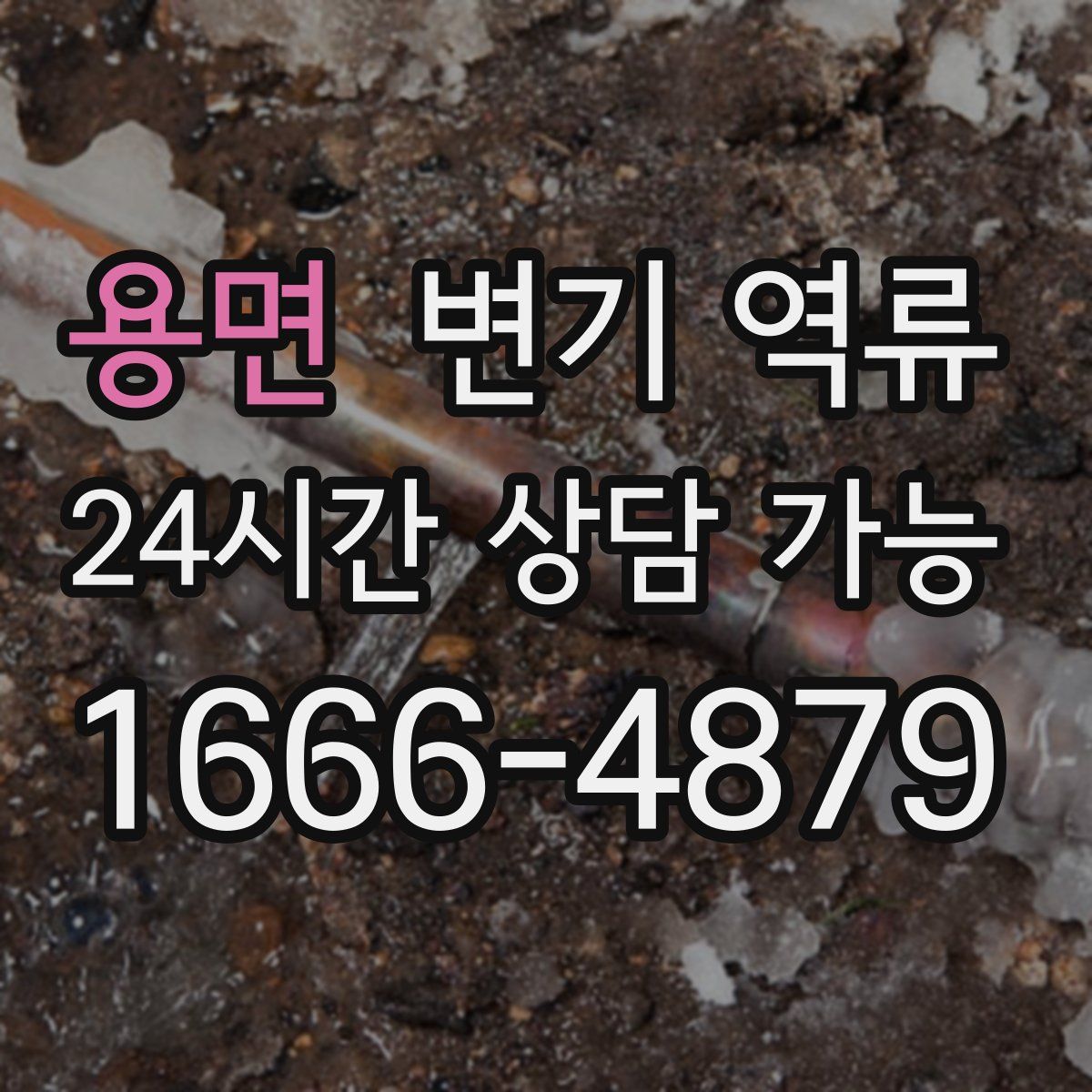 용면 변기 역류