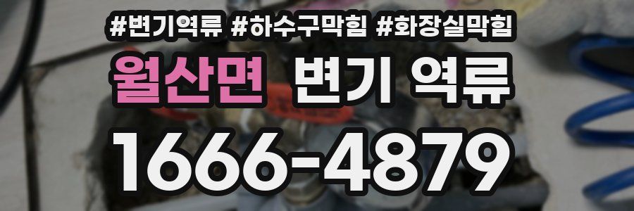 월산면 변기 역류