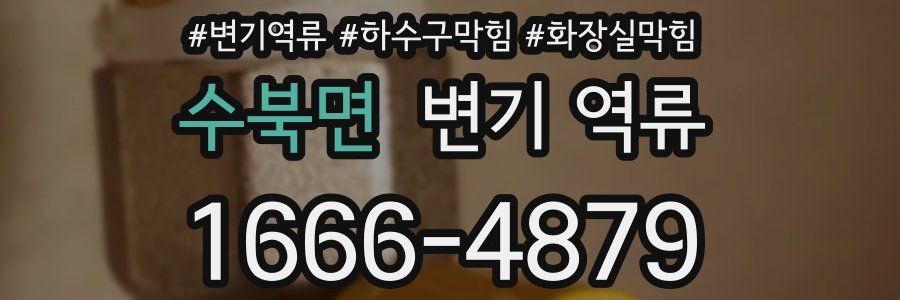 수북면 변기 역류