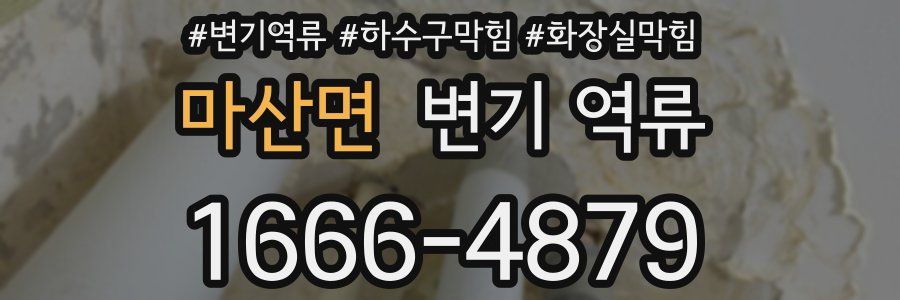 마산면 변기 역류