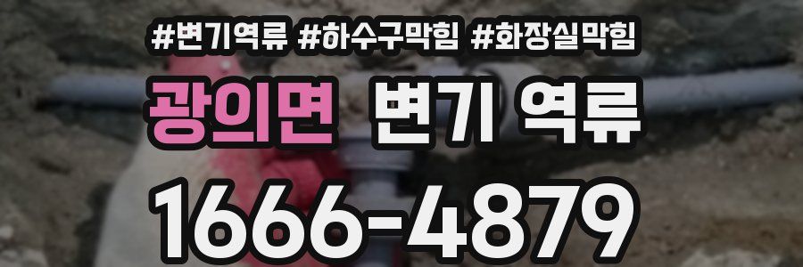 광의면 변기 역류