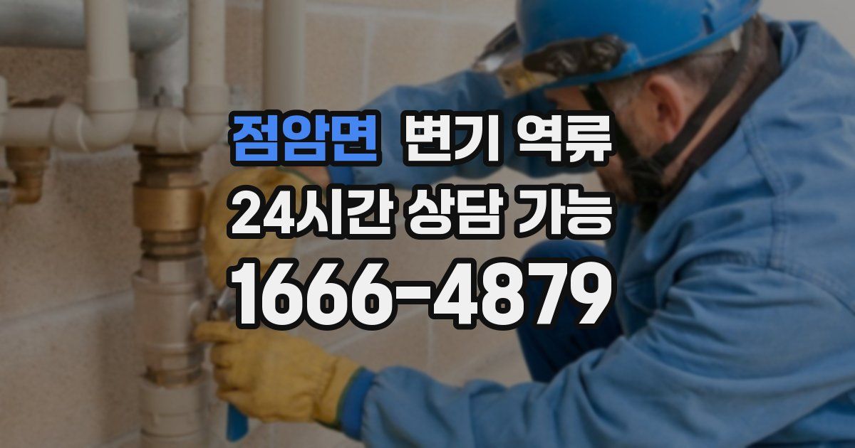 점암면 변기 역류