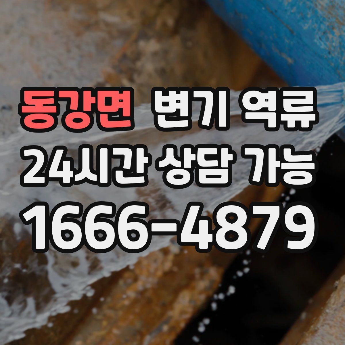 동강면 변기 역류 한 번 넘쳤다면 반드시 점검해야 할 이유