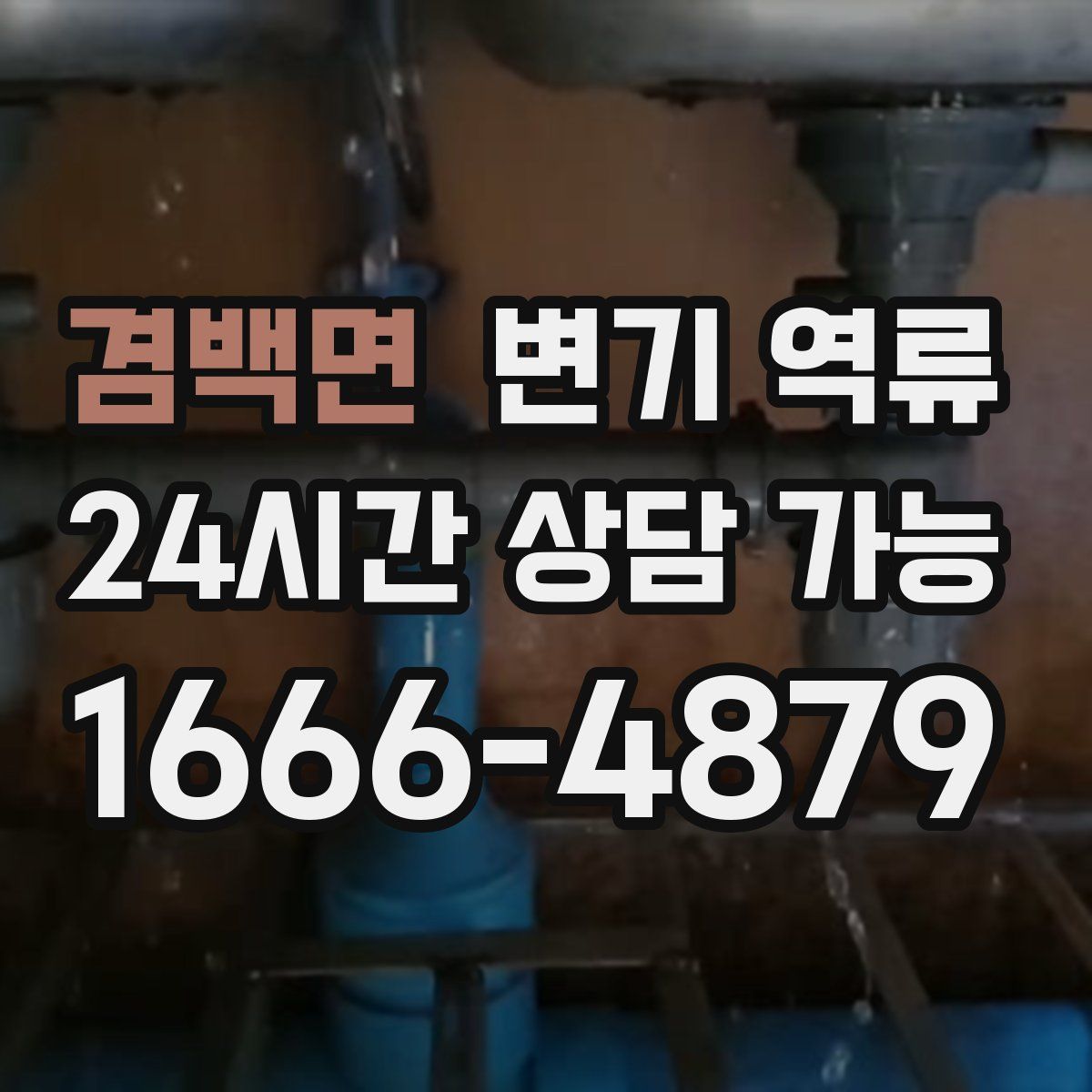 겸백면 변기 역류