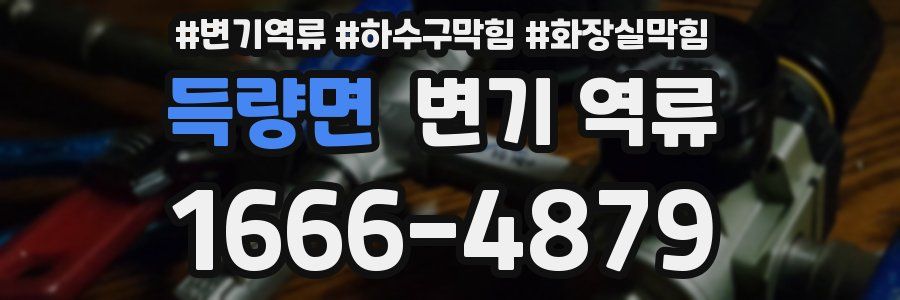 득량면 변기 역류