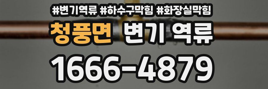 청풍면 변기 역류