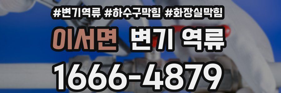 이서면 변기 역류