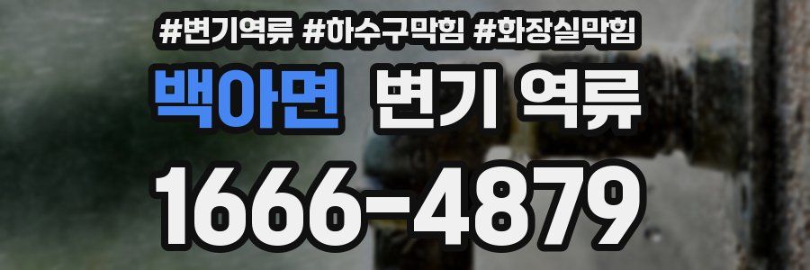 백아면 변기 역류