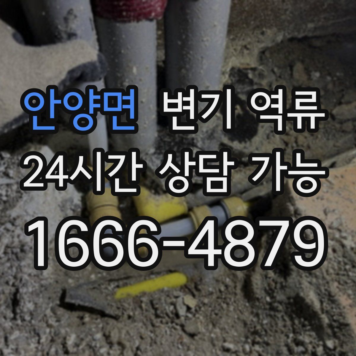 안양면 변기 역류