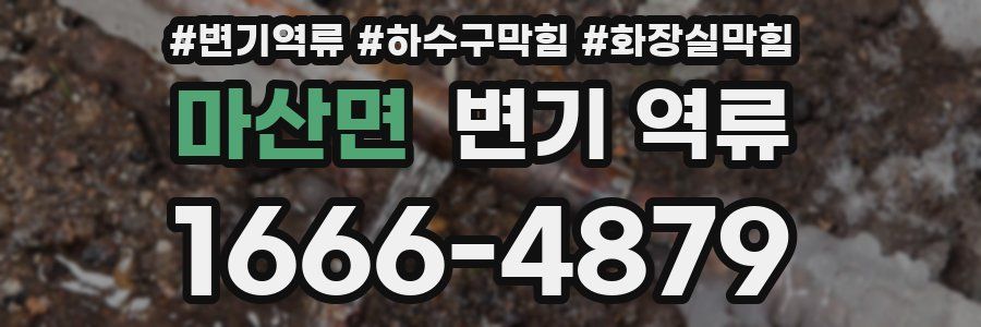 마산면 변기 역류