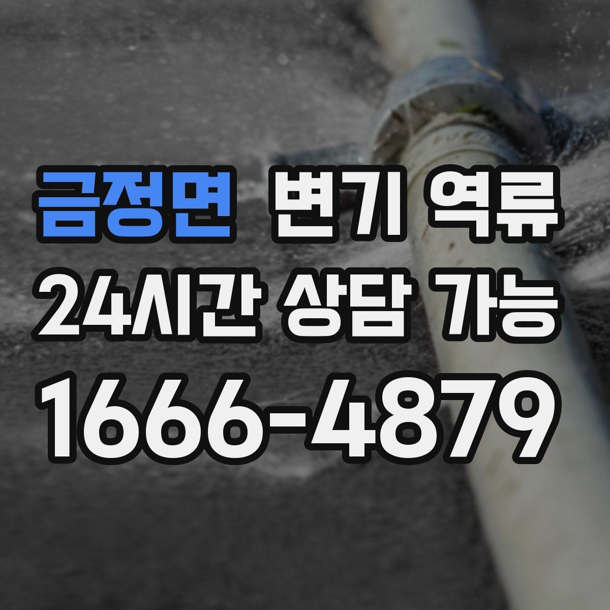 금정면 변기 역류