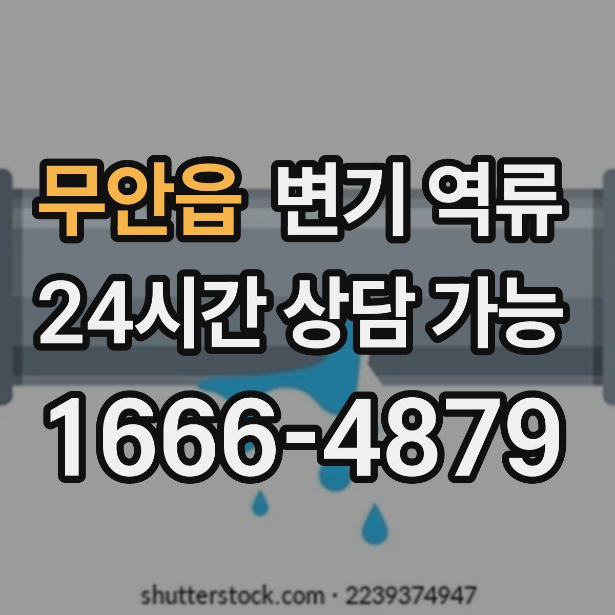 무안읍 변기 역류