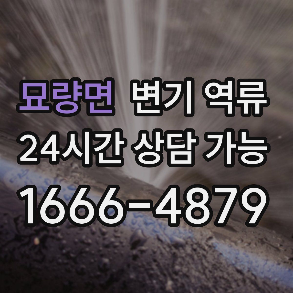 묘량면 변기 역류