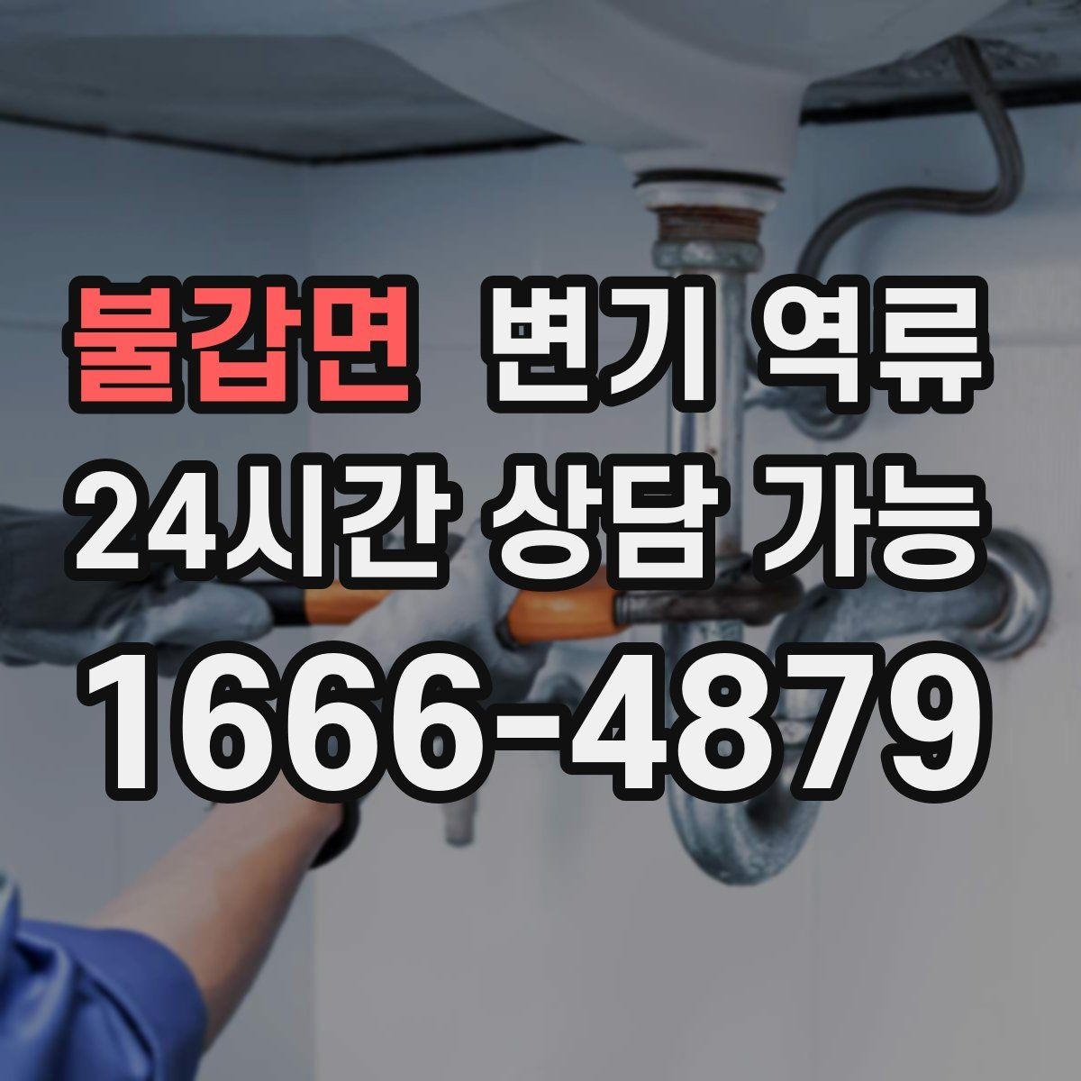 불갑면 변기 역류 물 내리면 세면대 물이 출렁거리는 경우