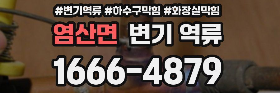 염산면 변기 역류