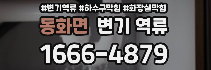 동화면 변기 역류