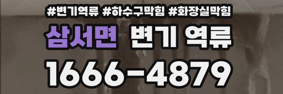 삼서면 변기 역류