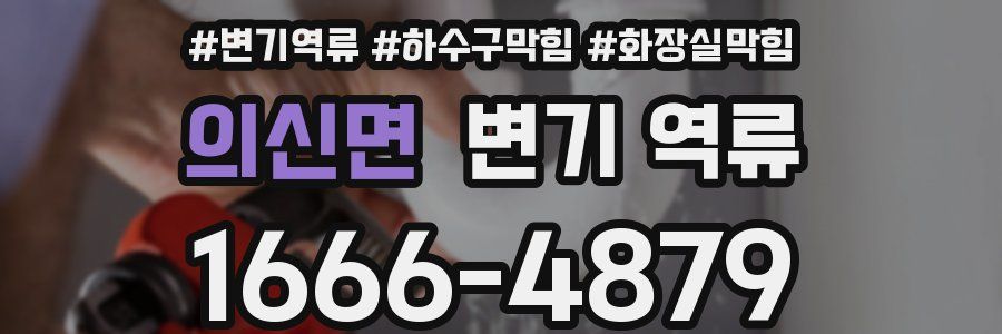 의신면 변기 역류