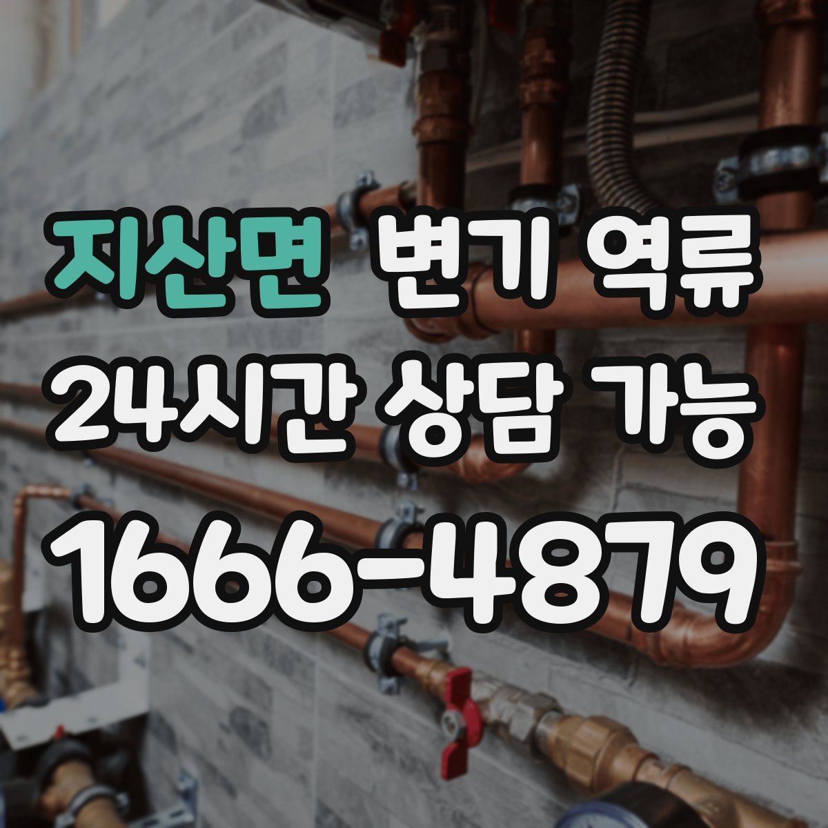 지산면 변기 역류