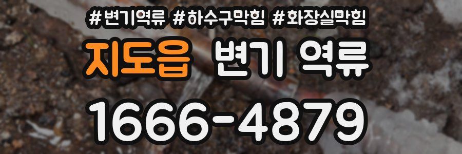 지도읍 변기 역류