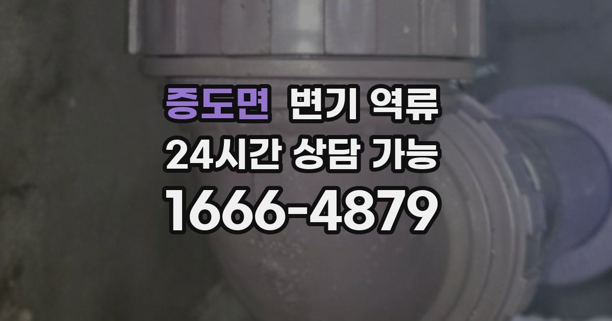 증도면 변기 역류