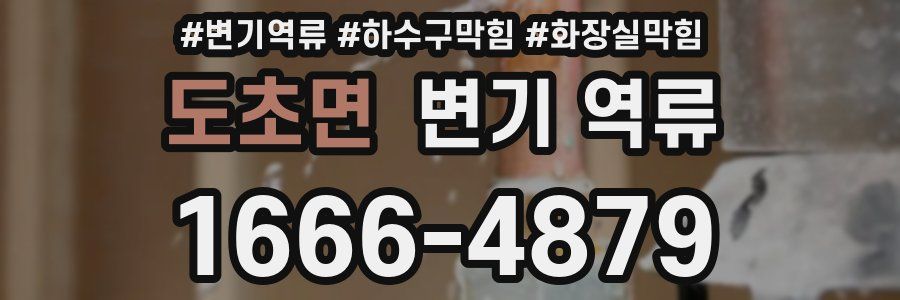 도초면 변기 역류