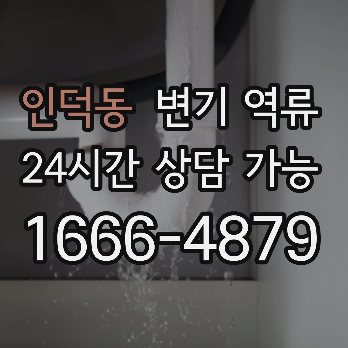 인덕동 변기 역류