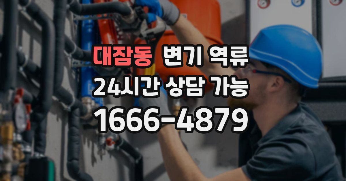 대잠동 변기 역류