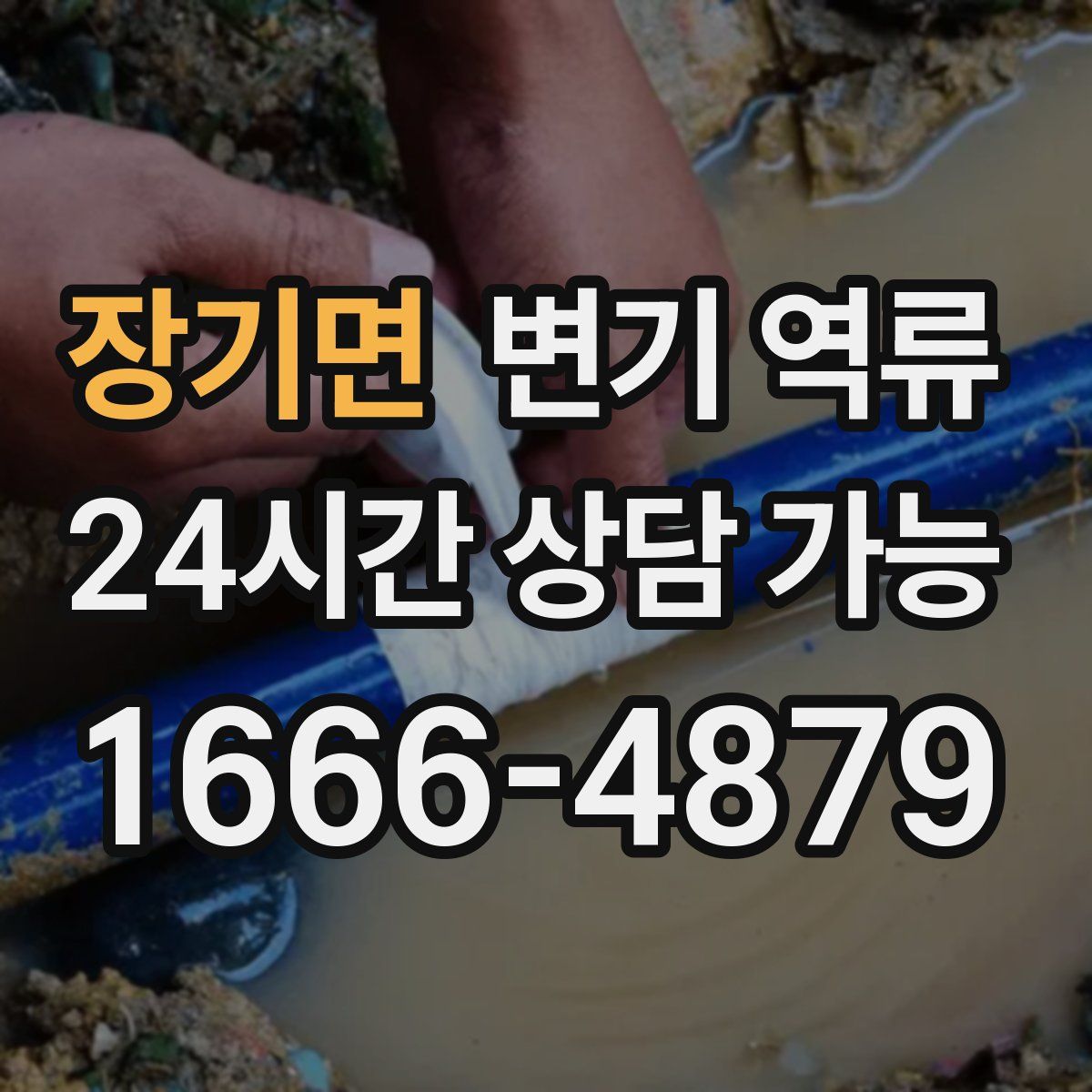 장기면 변기 역류