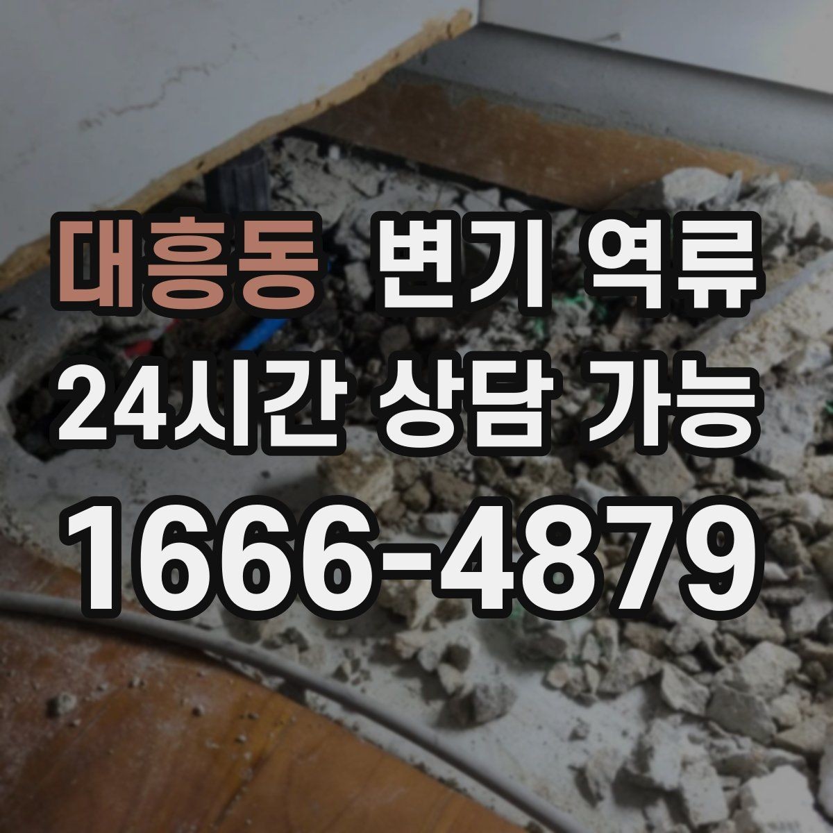 대흥동 변기 역류 타일 작업 후 배수 이상이 생기는 이유