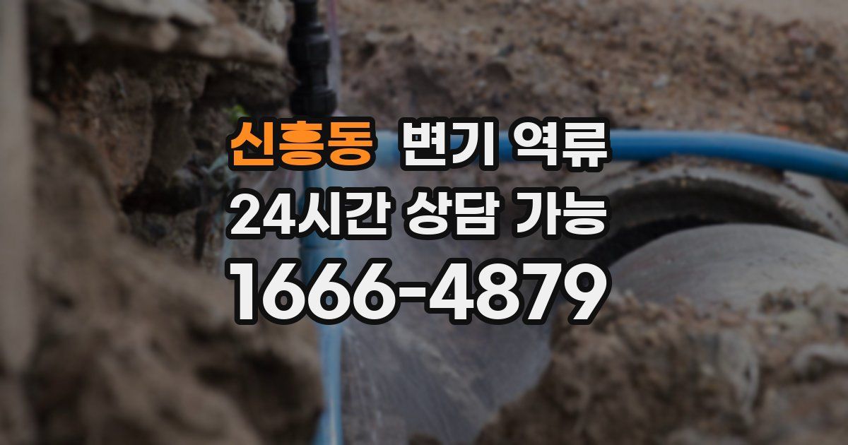 신흥동 변기 역류