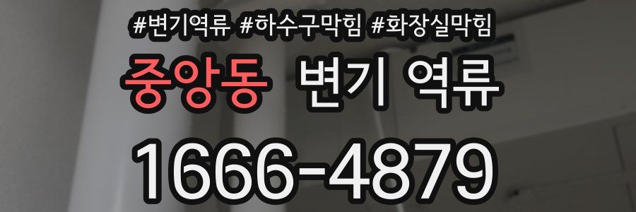 중앙동 변기 역류