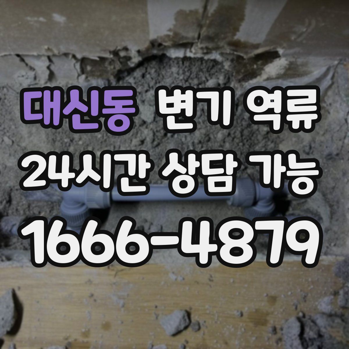 대신동 변기 역류