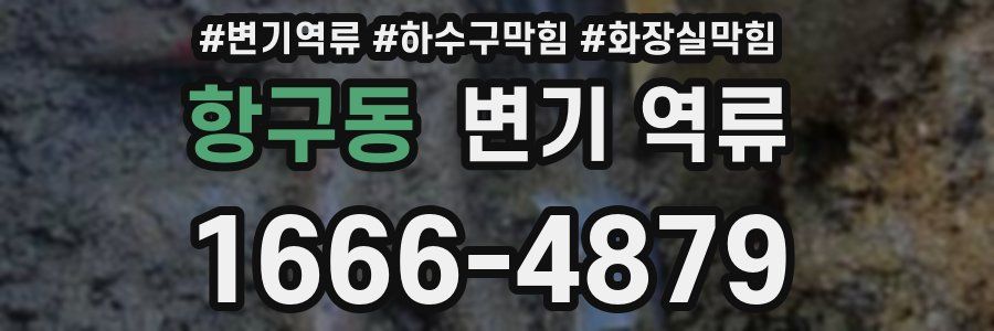 항구동 변기 역류