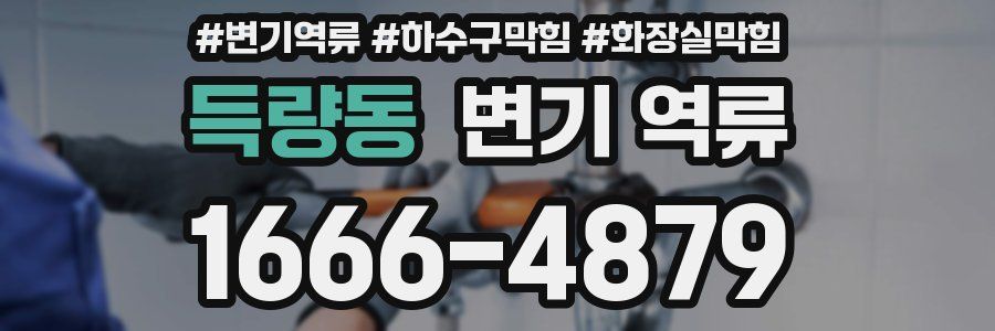 득량동 변기 역류