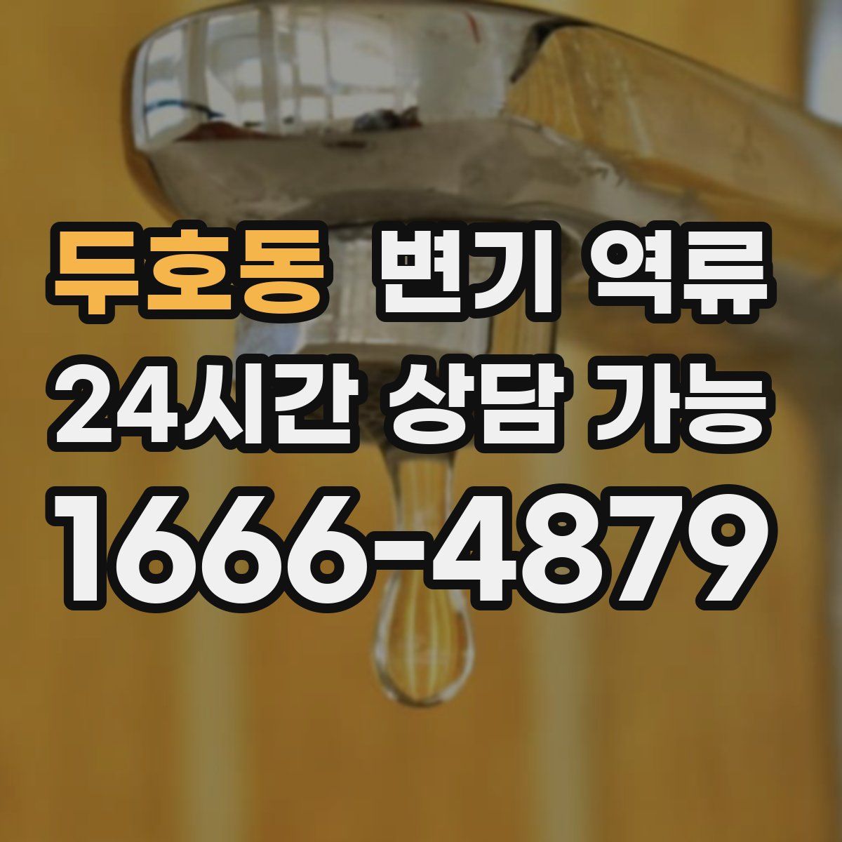 두호동 변기 역류