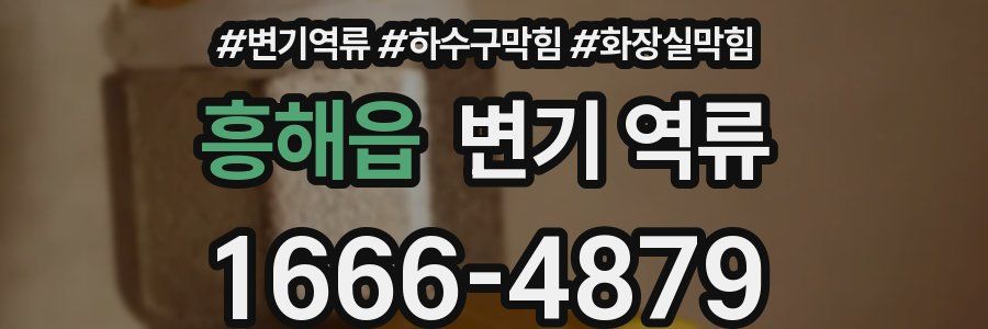 흥해읍 변기 역류