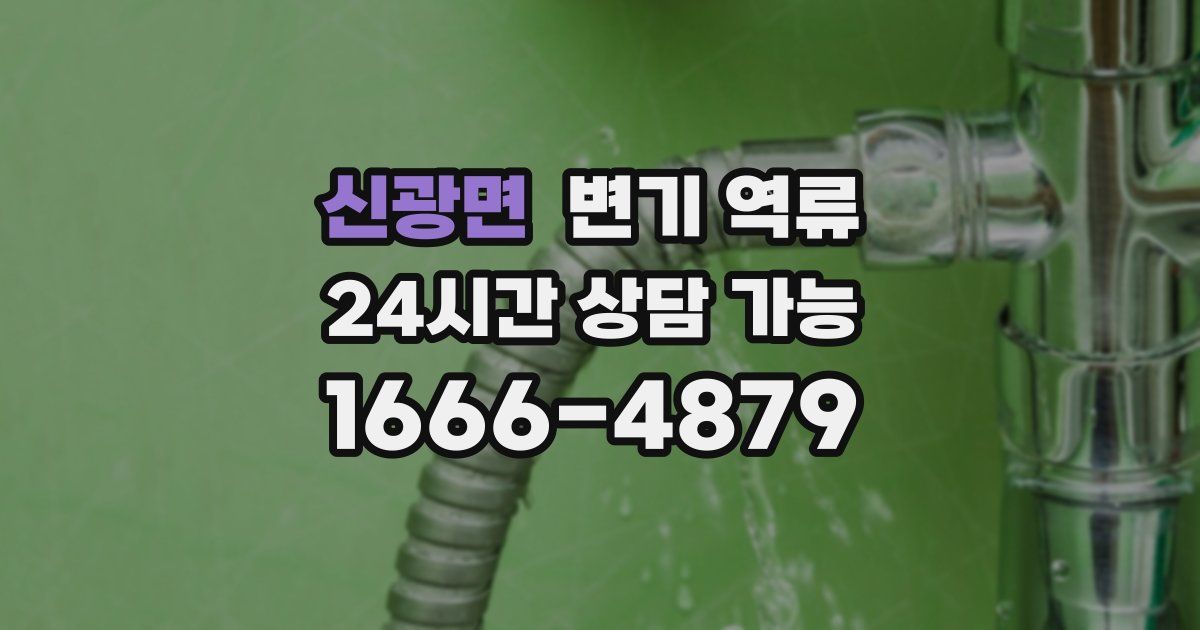 신광면 변기 역류