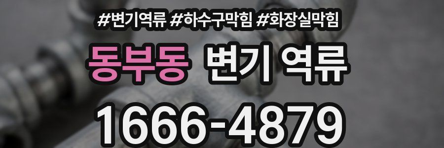 동부동 변기 역류